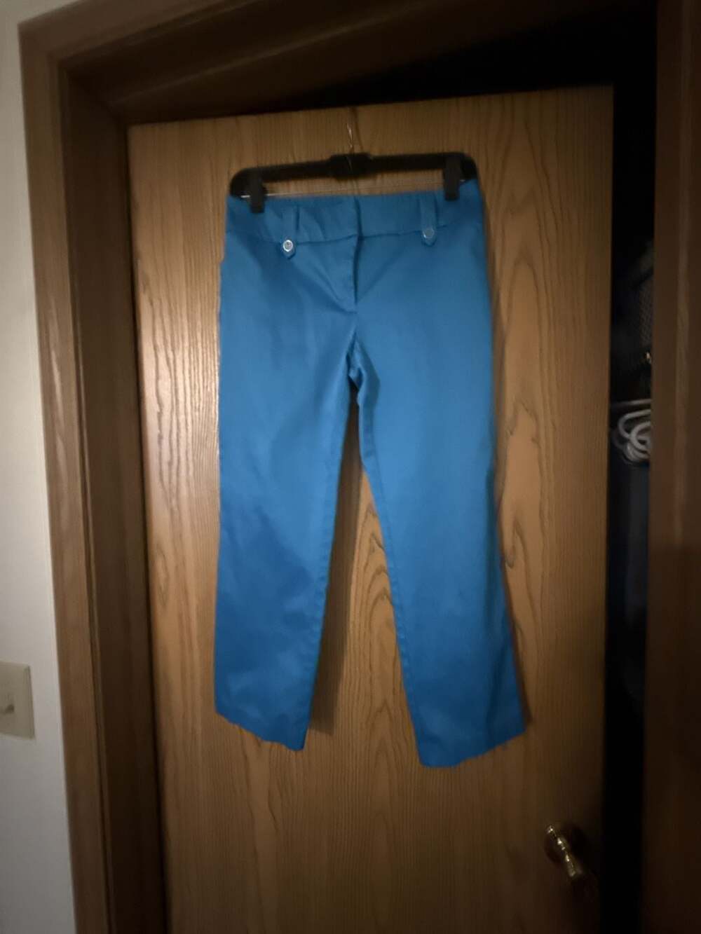 7th Avenue Design Studio New York & Company Women's Blue Dress Pants Size 0